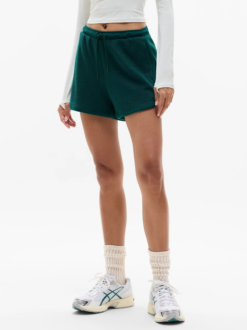 Tranquil Mid Rise Waffle Short