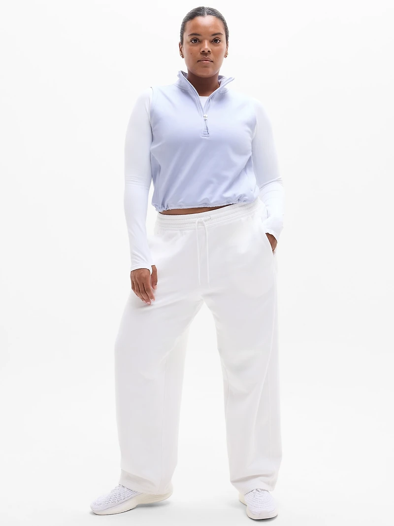 Unstoppable 1/2 Zip Cropped Vest