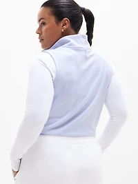 Unstoppable 1/2 Zip Cropped Vest