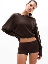 Tranquil Mid Rise Waffle Boyshort