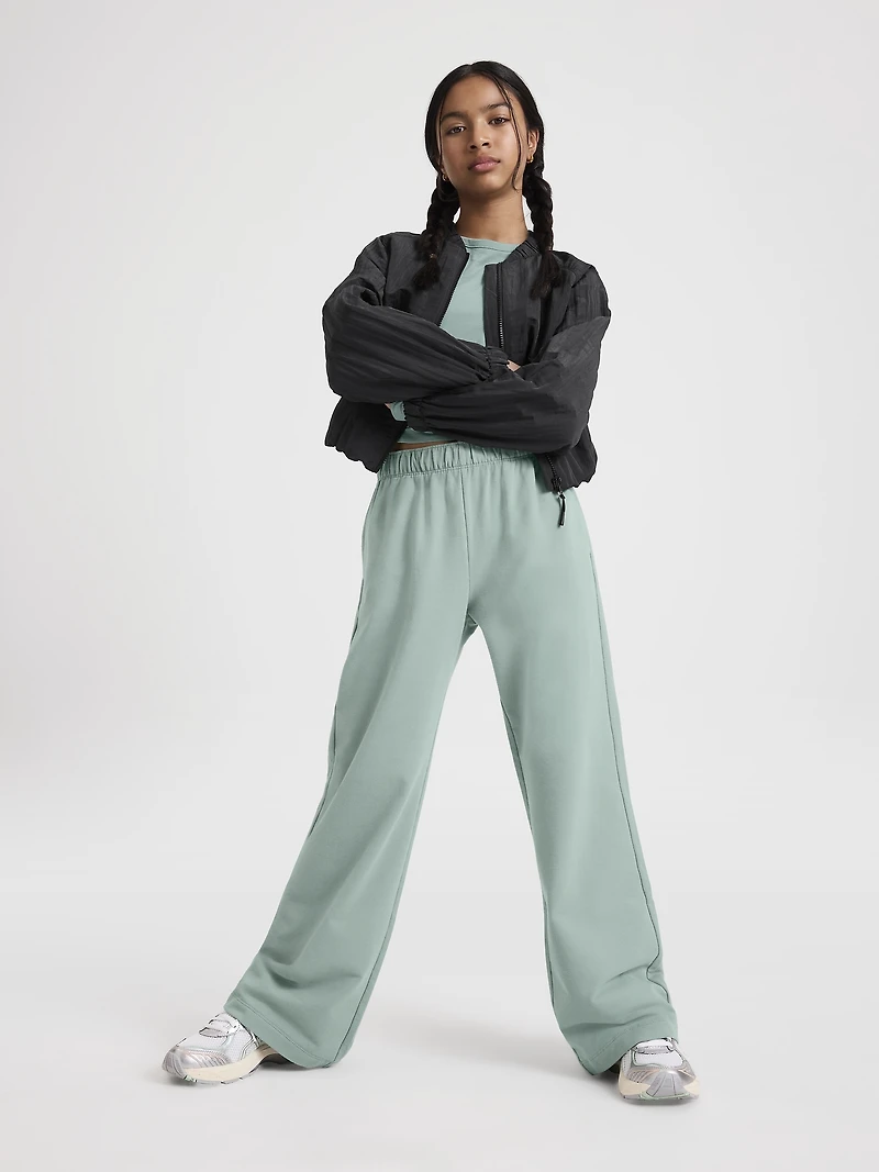 Athleta Girl All Day Wide Leg Terry Pant