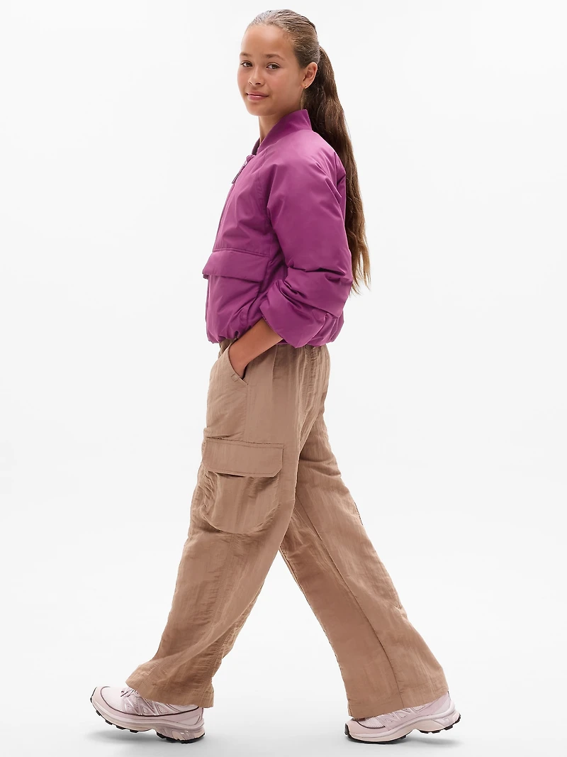 Athleta Girl Bomber Puffer Jacket