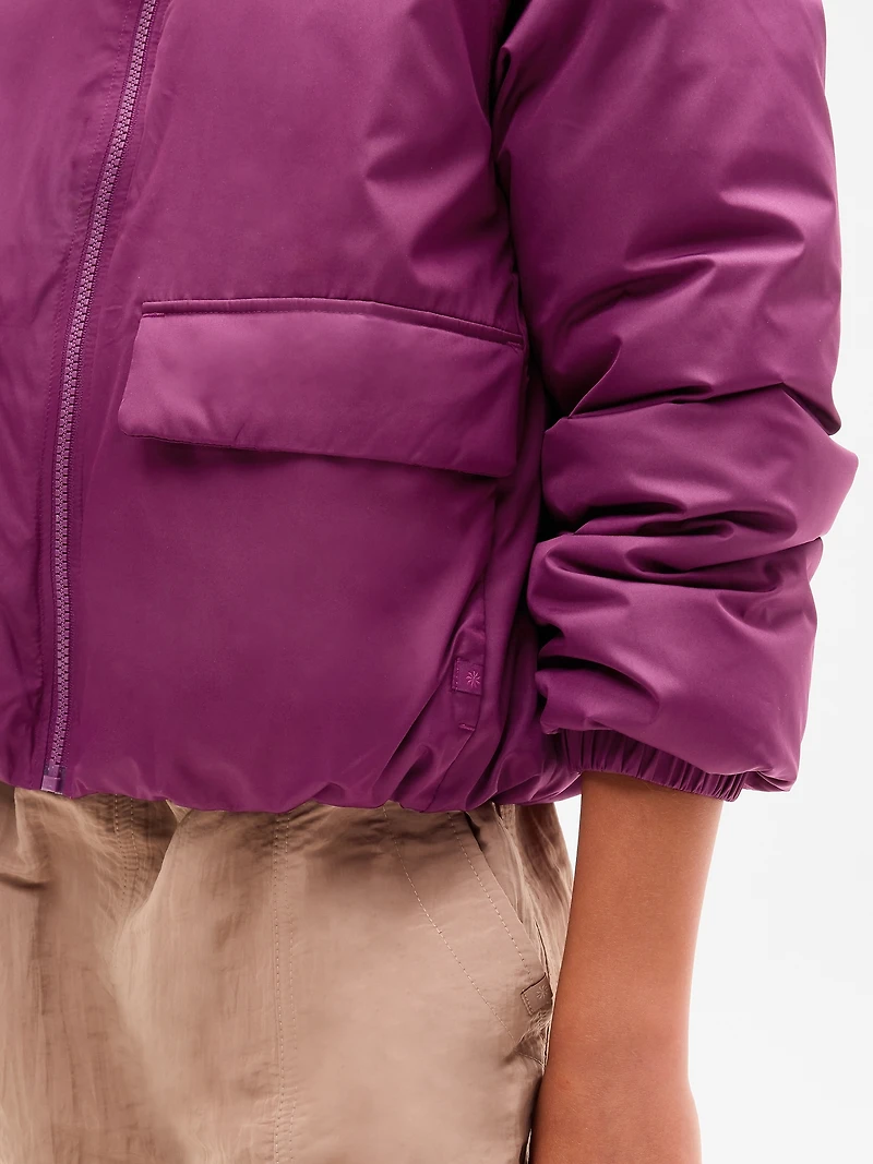 Athleta Girl Bomber Puffer Jacket