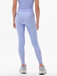 Athleta Girl High Rise Logo Chit Chat Sheen Legging