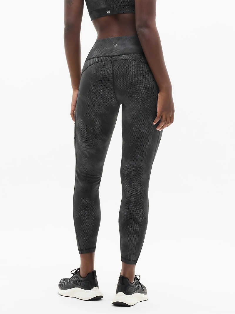 Rainier High Rise Reflective Print Legging