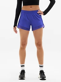 Mesh Racer Run Mid Rise 4 Short