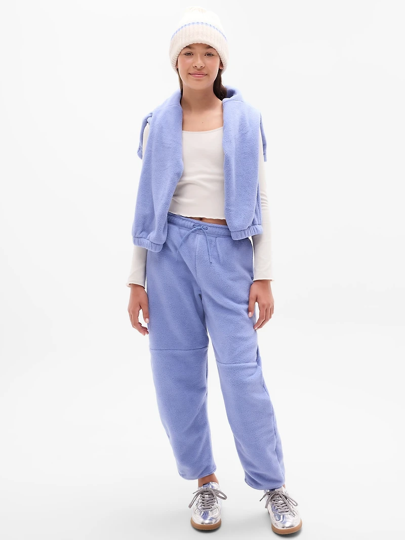 Athleta Girl Microfleece Barrel Jogger