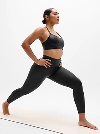 Elation High Rise Matte Foil Shine 7/8 Legging