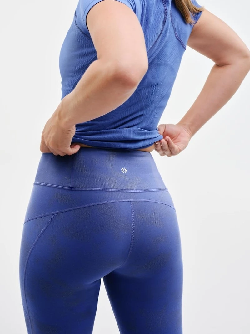 Rainier High Rise Reflective Print Legging