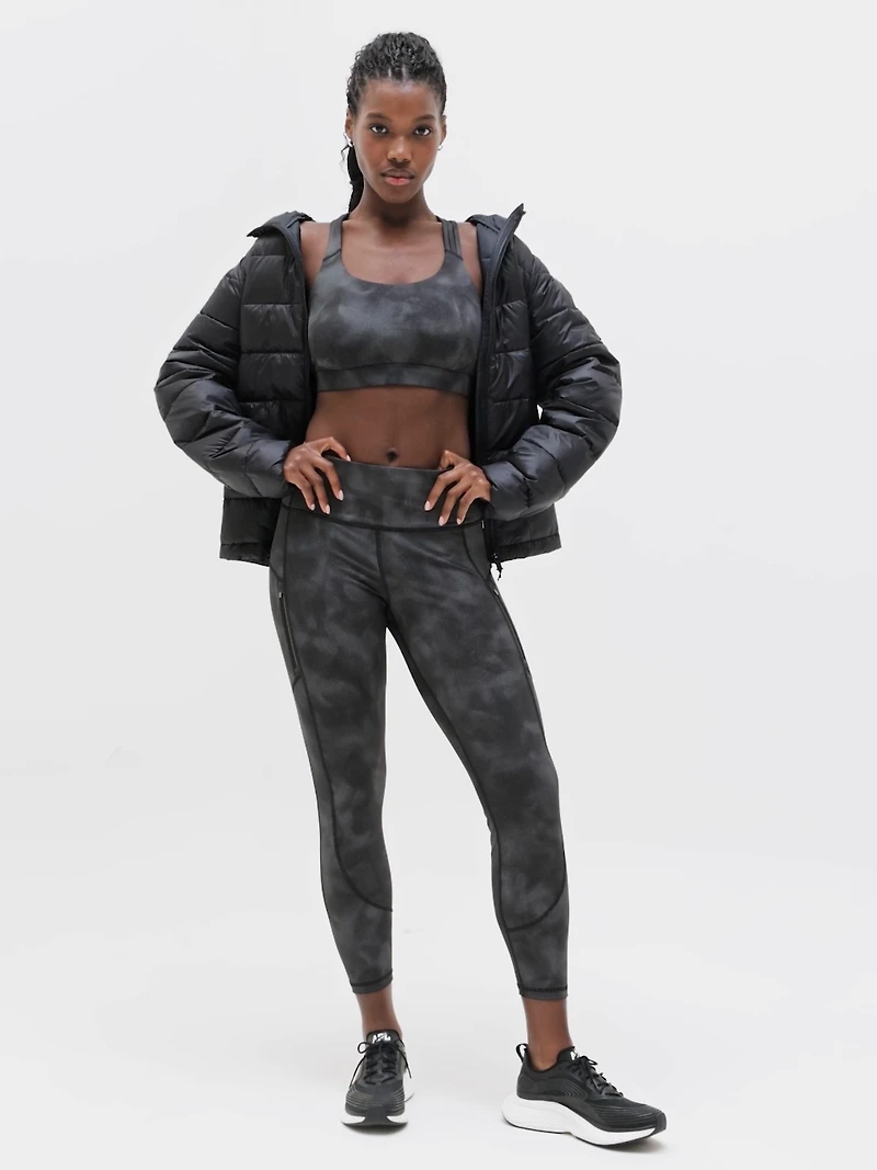 Rainier High Rise Reflective Print Legging