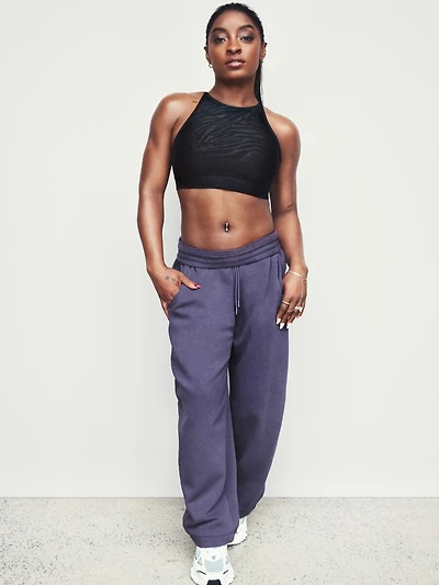 Simone Biles Forever Fleece Mid Rise Barrel Pant