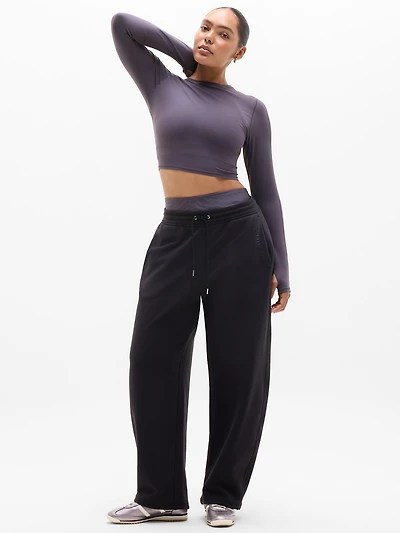 Simone Biles Forever Fleece Mid Rise Barrel Pant