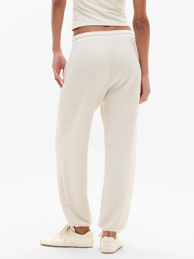 Tranquil Mid Rise Waffle Jogger