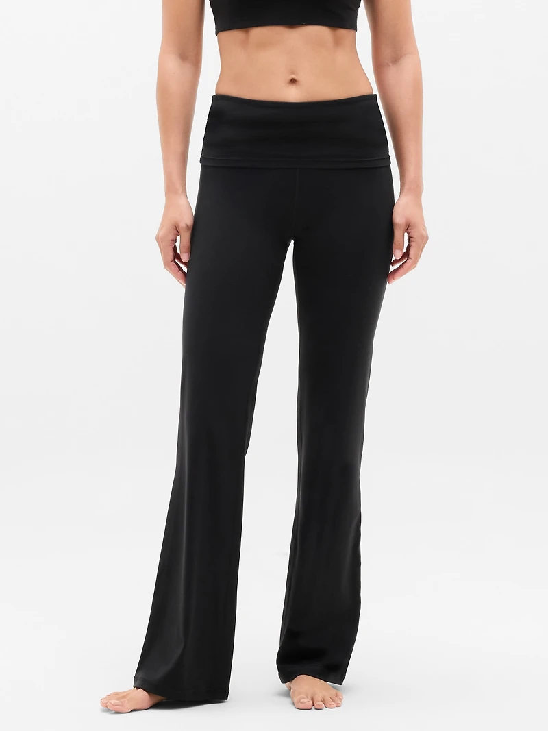 Transcend High Rise Fold Over Flare Legging