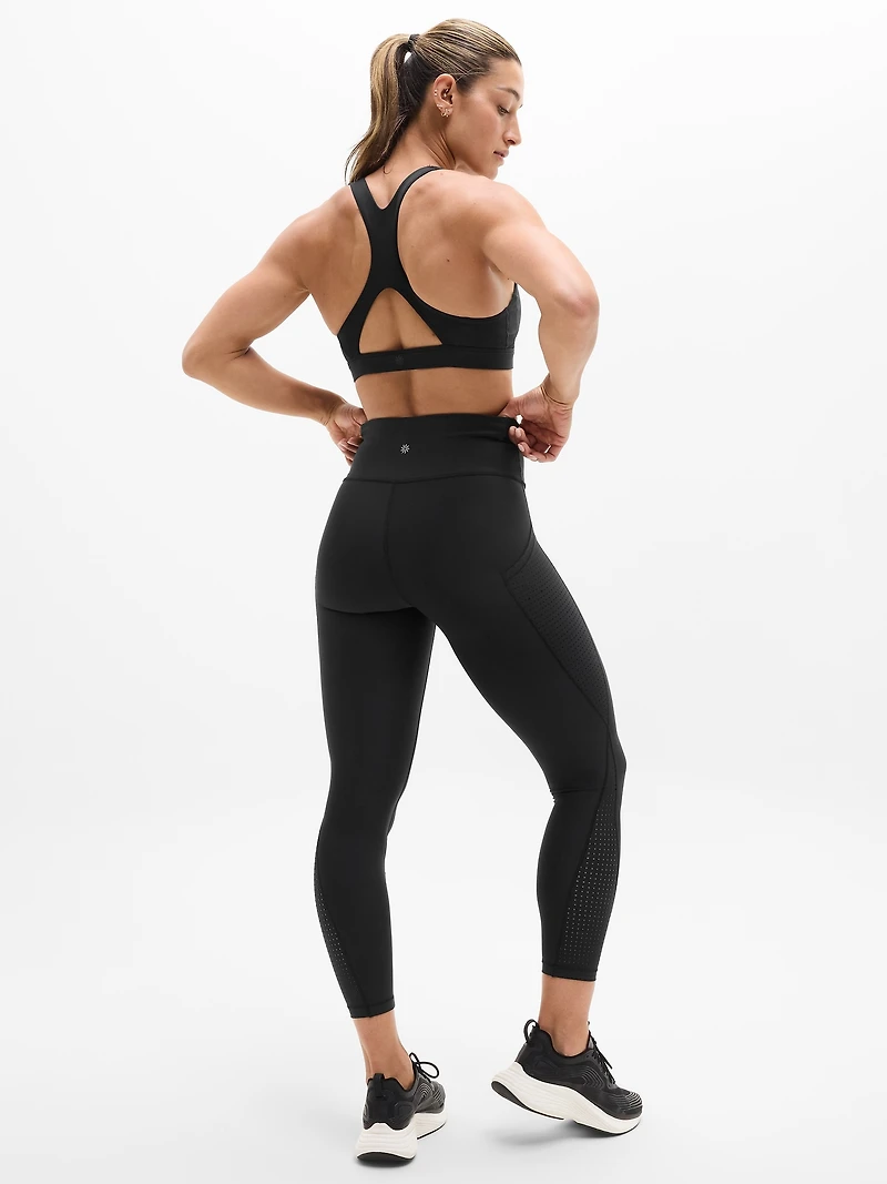 Interval Stash High Rise Perforated 7/8 Legging