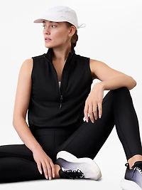 Unstoppable 1/2 Zip Cropped Vest