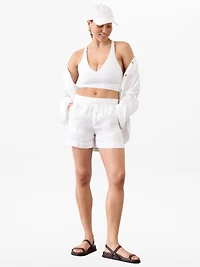 Retreat Linen Mid Rise 4" Short