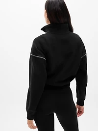 Forever Fleece 1/2 Zip High Hip Sweatshirt