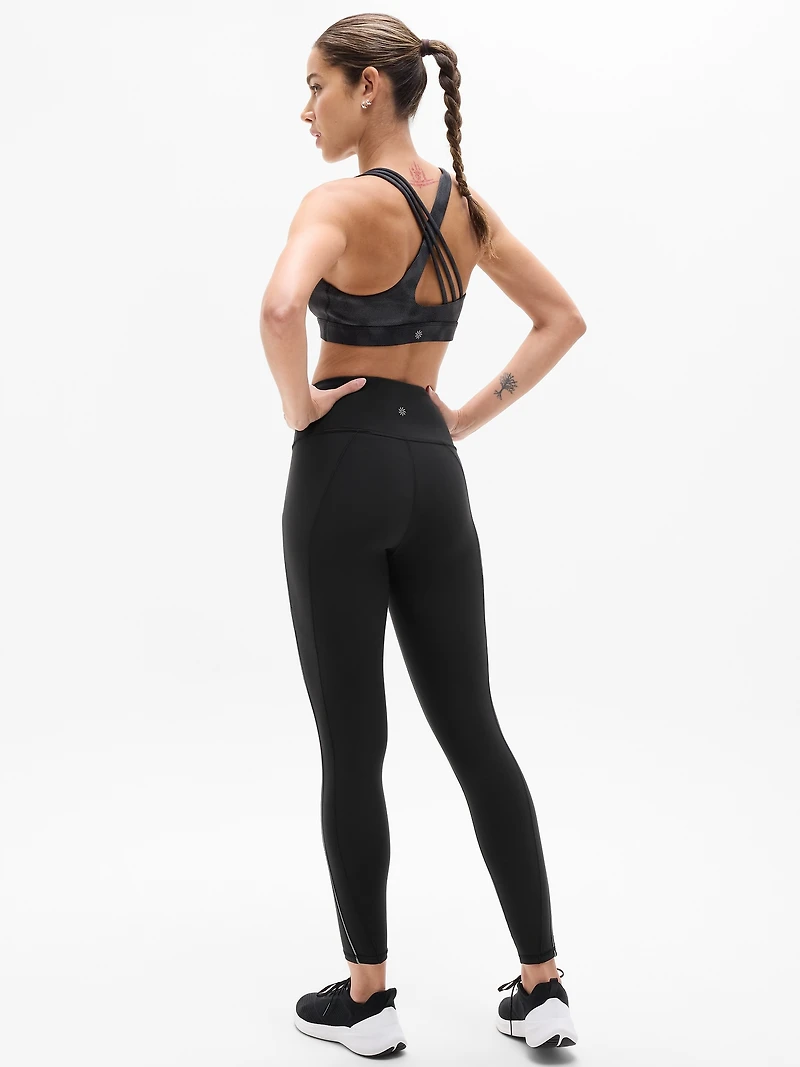 Rainier High Rise Reflective Stripe Legging