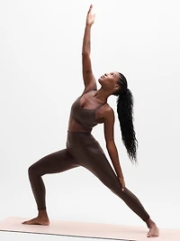Elation High Rise Matte Foil Shine 7/8 Legging