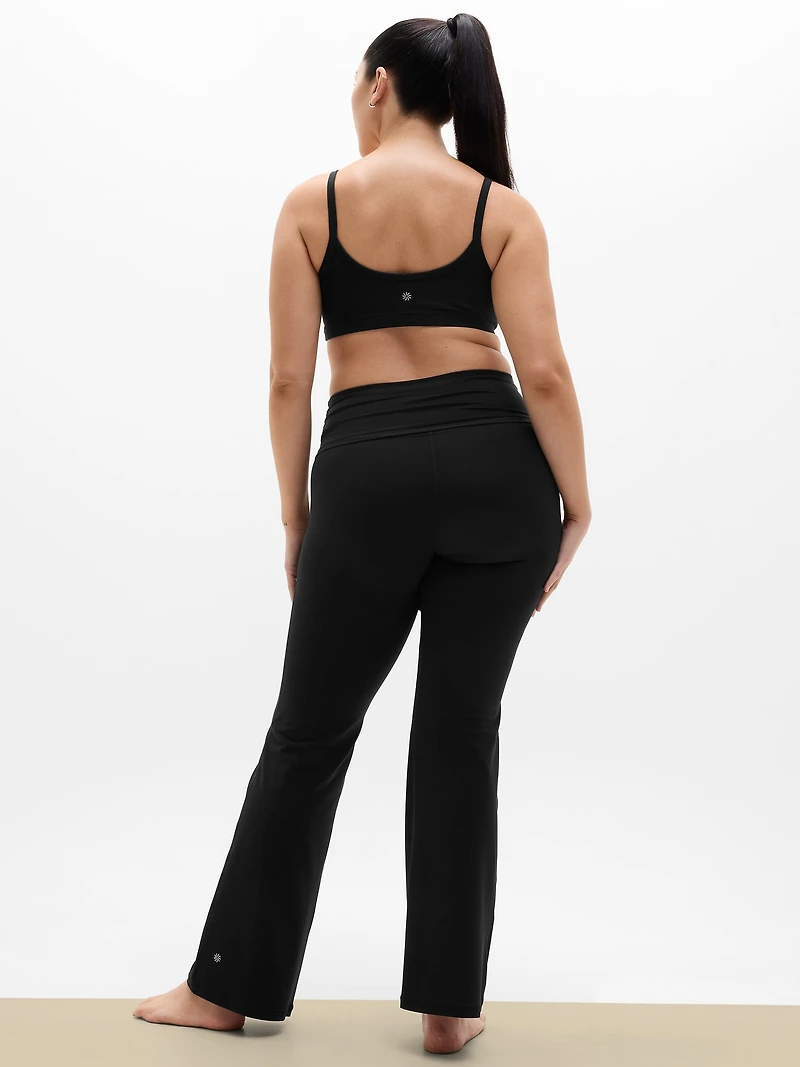 Transcend High Rise Fold Over Flare Legging