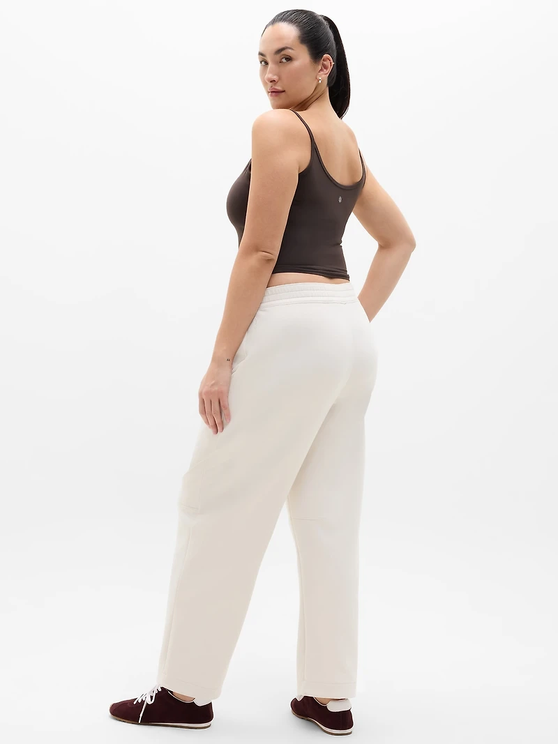 Form Knit Mid Rise Barrel Pant