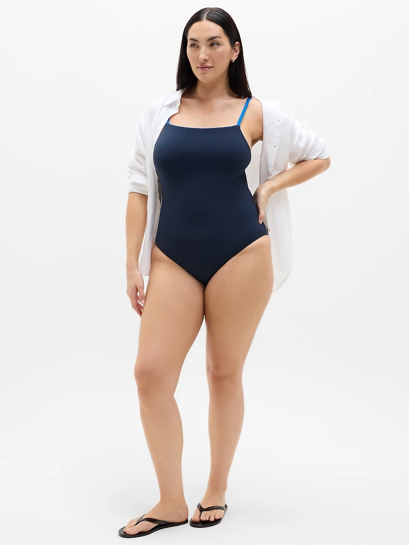 Straight Neck Tipped One Piece