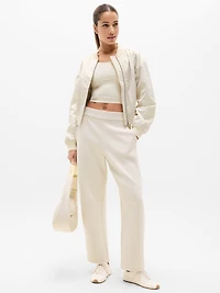 Form Knit Mid Rise Barrel Pant