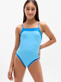 Athleta Girl Adjustable Square Neck One Piece