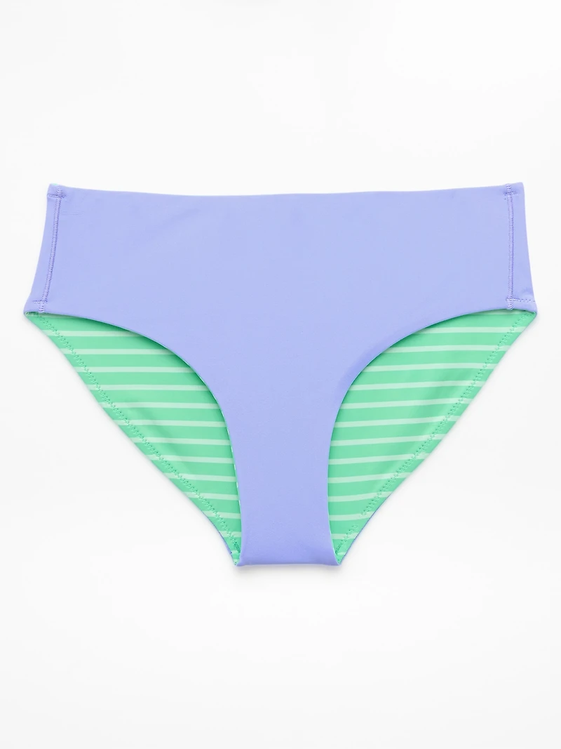 Athleta Girl Reversible Mid Rise Swim Bottom