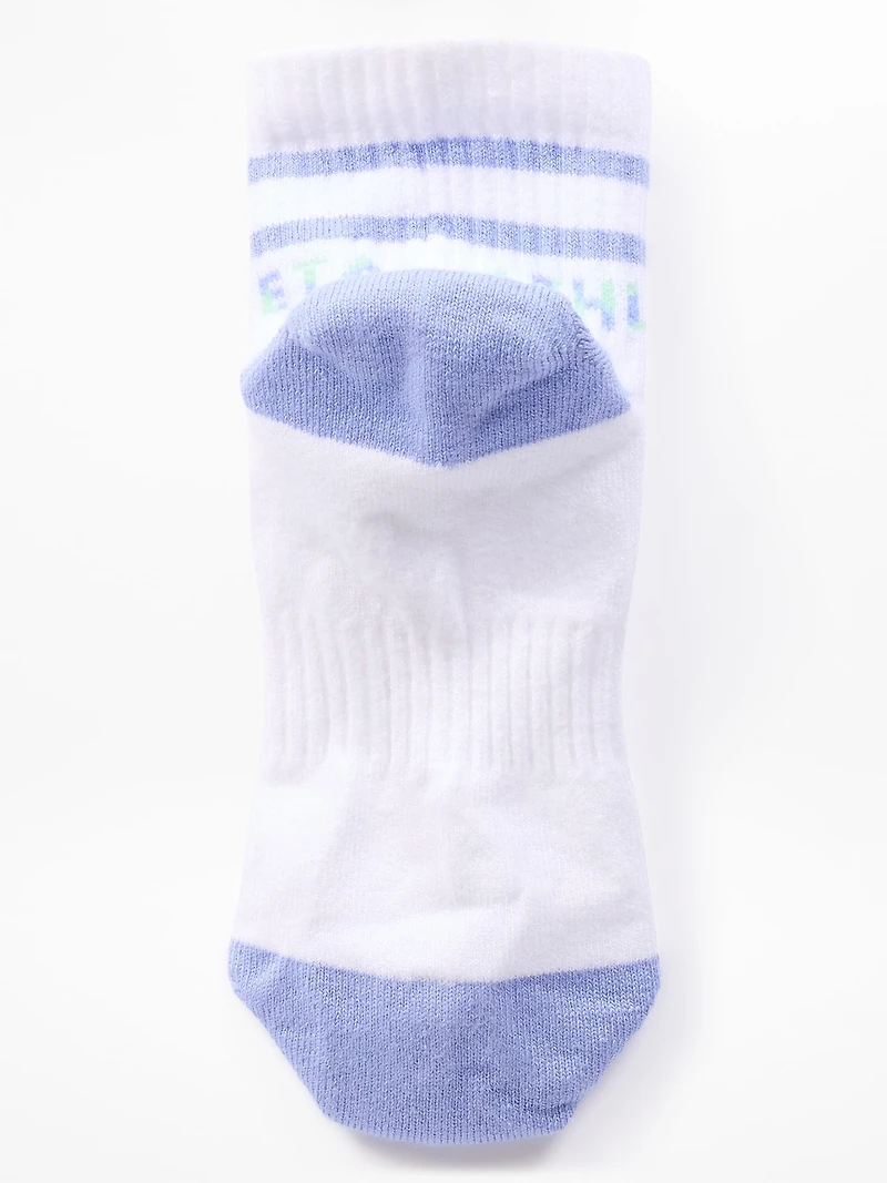Athleta Girl Everyday Quarter Crew Sock 3-Pack