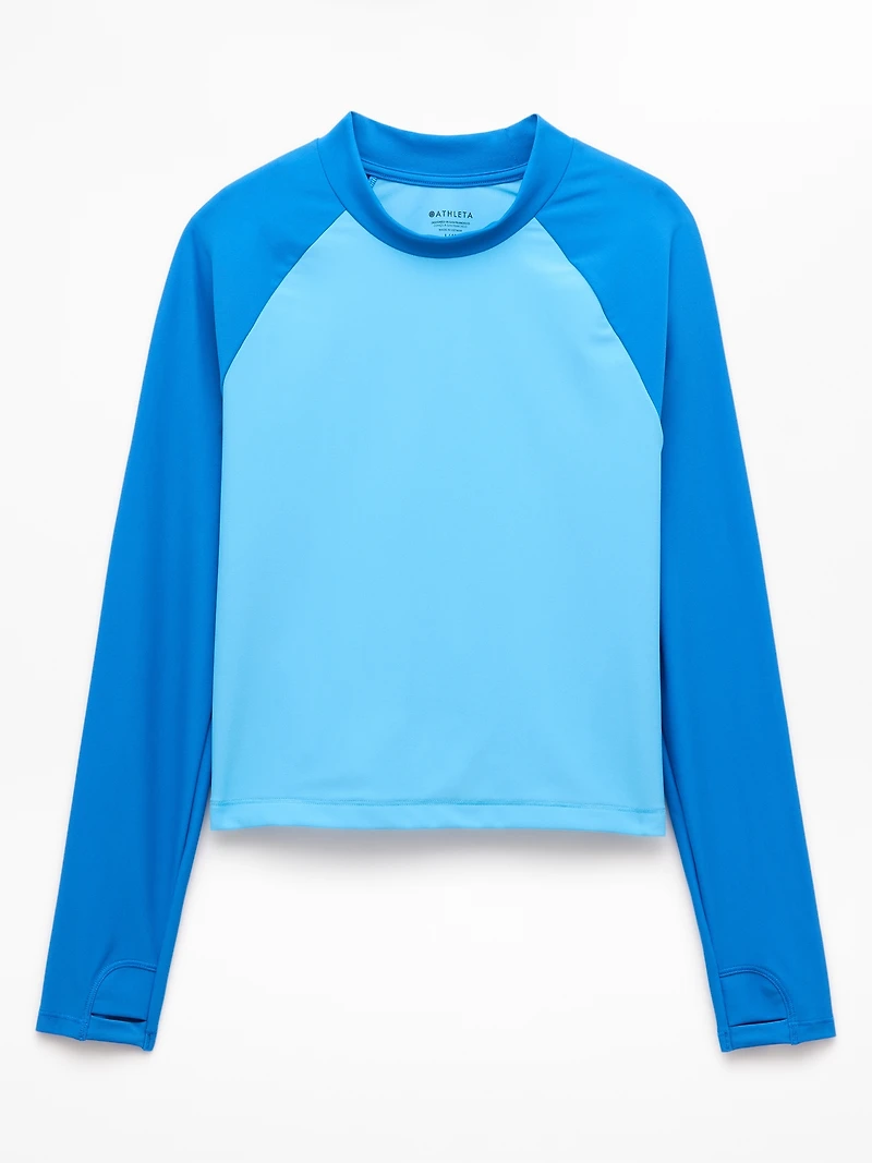 Athleta Girl Mock Neck Rashguard