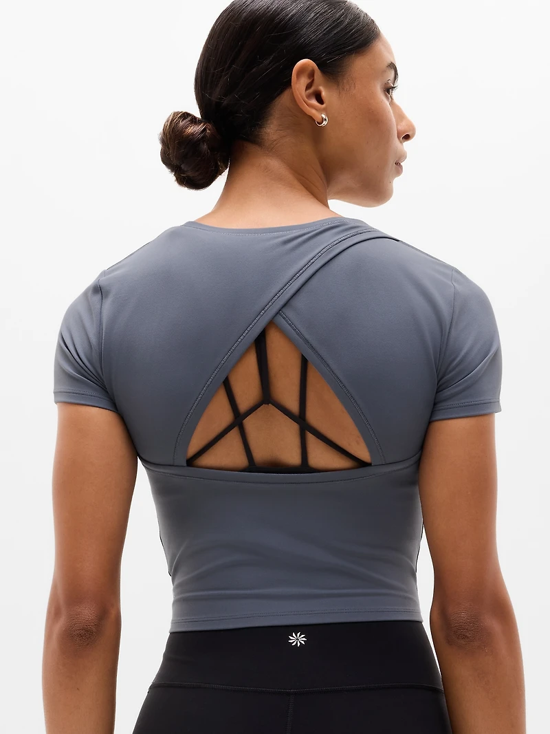 Transcend Open Back Tee