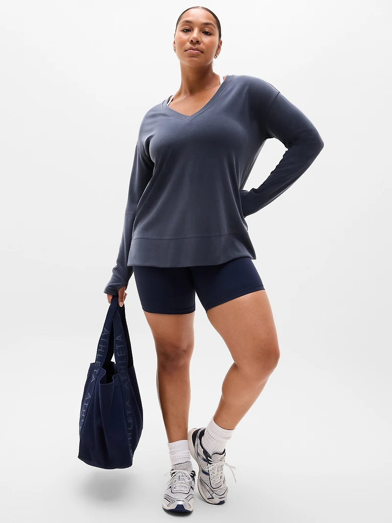 Seasoft V Neck Sweatshirt
