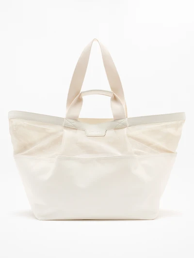 Coated Canvas Court Tote