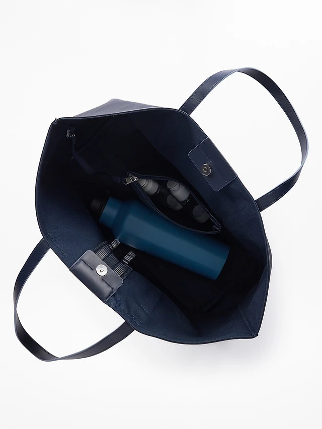 Coated Canvas Carry All Tote