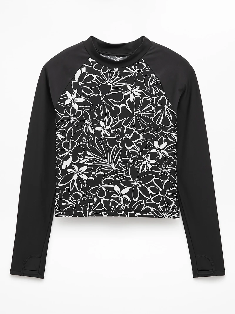 Athleta Girl Mock Neck Rashguard