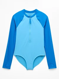 Athleta Girl Rashguard One Piece Swimsuit