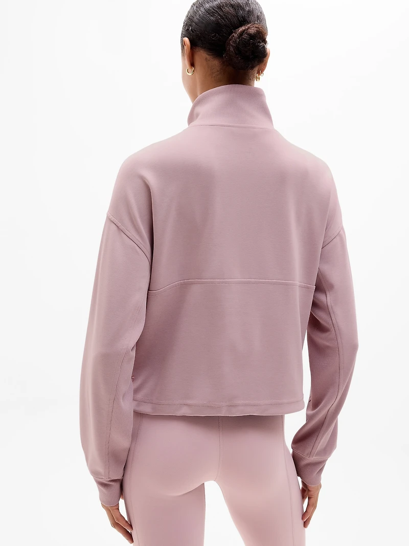 Seasoft Rib 1/4 Zip Popover