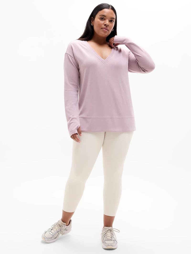 Seasoft V Neck Sweatshirt