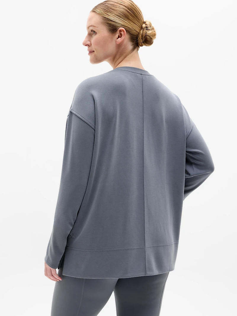Seasoft V Neck Sweatshirt