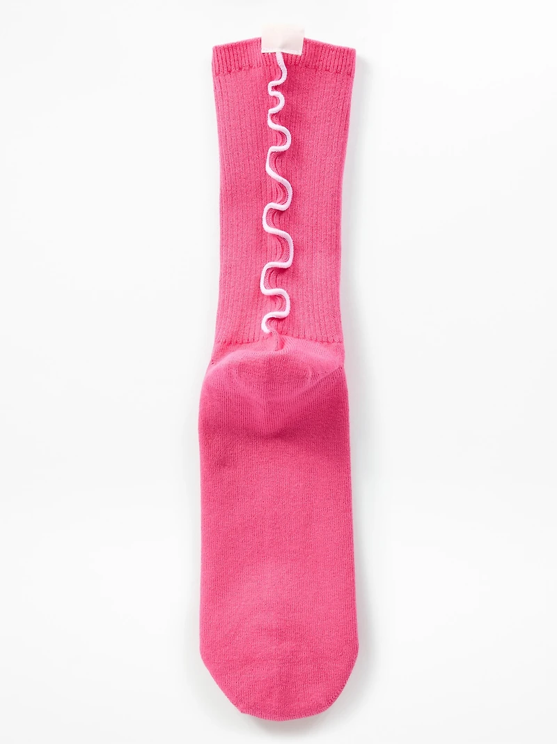 Athleta Ruffle Novelty Everyday Crew Sock 2-Pack