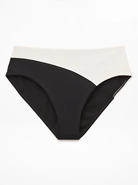 High Waist Cheeky Colorblock Swim Bottom