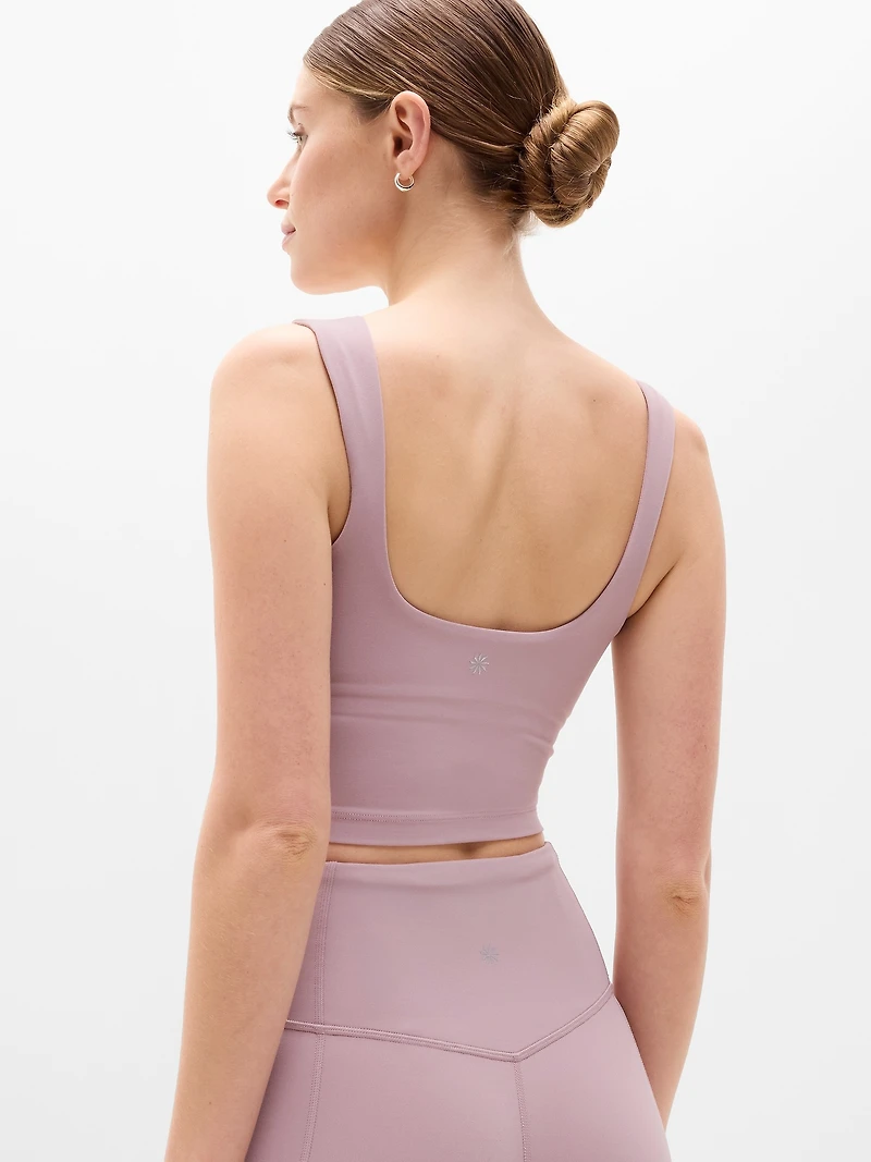 Transcend Square Neck Crop Sports Bra A-C