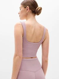 Transcend Square Neck Crop Sports Bra A-C