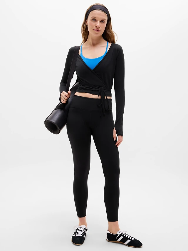 Transcend Wrap Crop Top