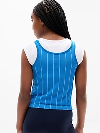 Athleta Girl Rise Above Rib Double Up Tee