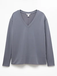 Seasoft V Neck Sweatshirt