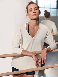 Seasoft V Neck Sweatshirt