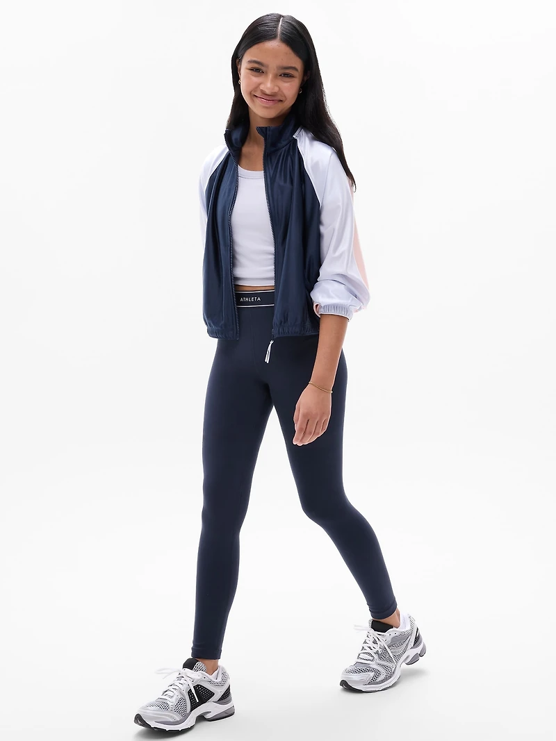 Athleta Girl High Rise Chit Chat Logo Legging